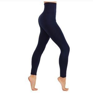 NWT  Fleece Lined High Waist Tummy Control Cozy leggings One size